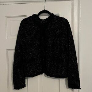 Massimo Dutti Women Embellished cardigan with frayed detail